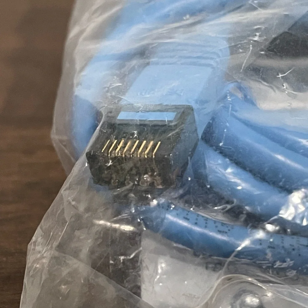 NEW {CDW} 7' Cat6 Blue Patch Cable RJ45 Male to RJ45 Male Ethernet